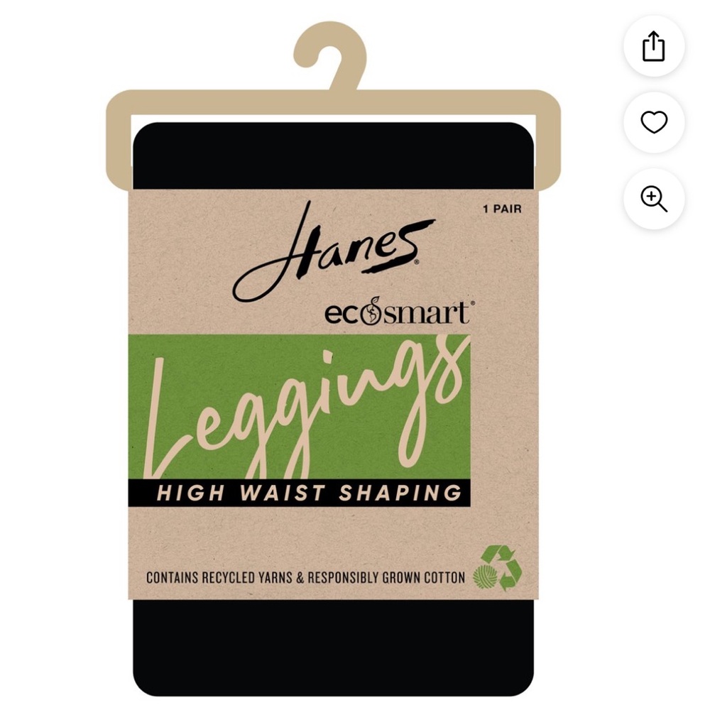 Hanes EcoSmart Women's Leggings with Cozy Lining/ Size: Small